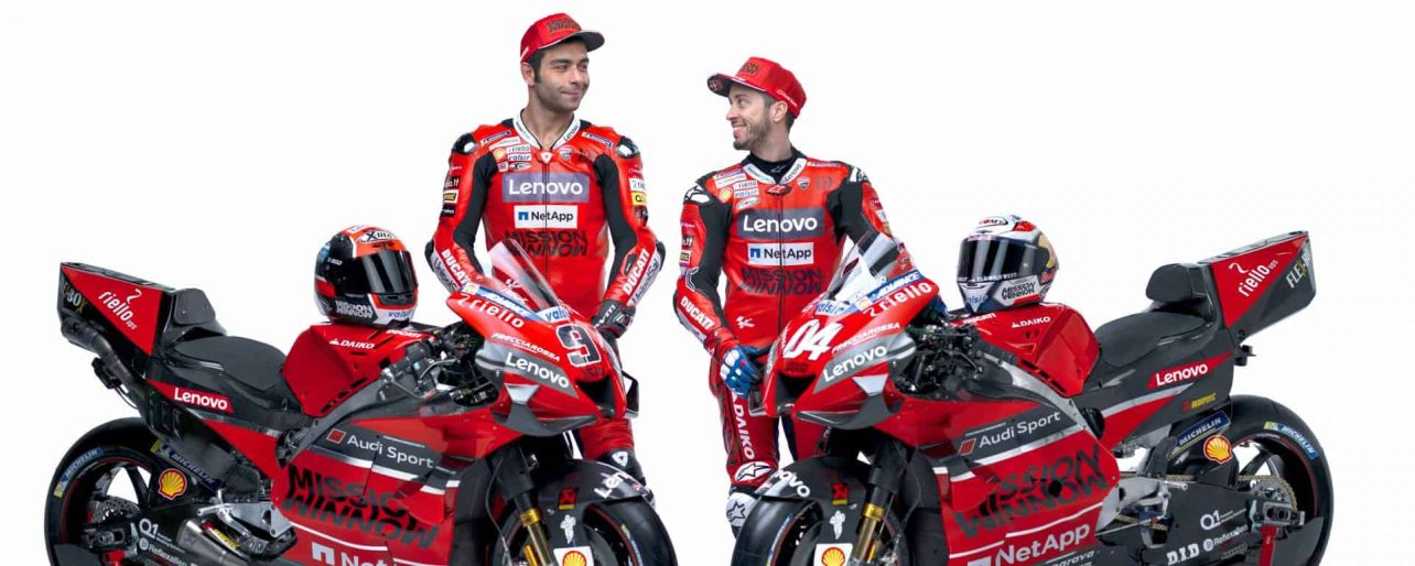 MotoGP 2020, presentazione Ducati: le dichiarazioni di Dovizioso e Petrucci