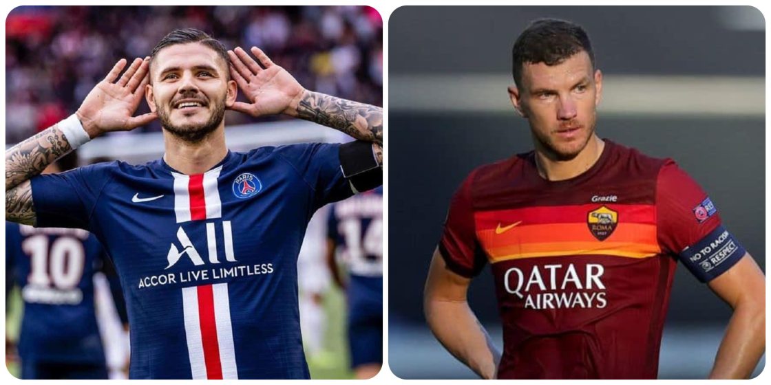 Calciomercato Roma: possibile scambio Icardi-Dzeko col PSG