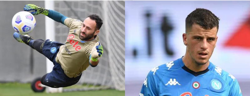 Napoli: infortuni per Ospina e Demme, che torneranno dopo Pasqua