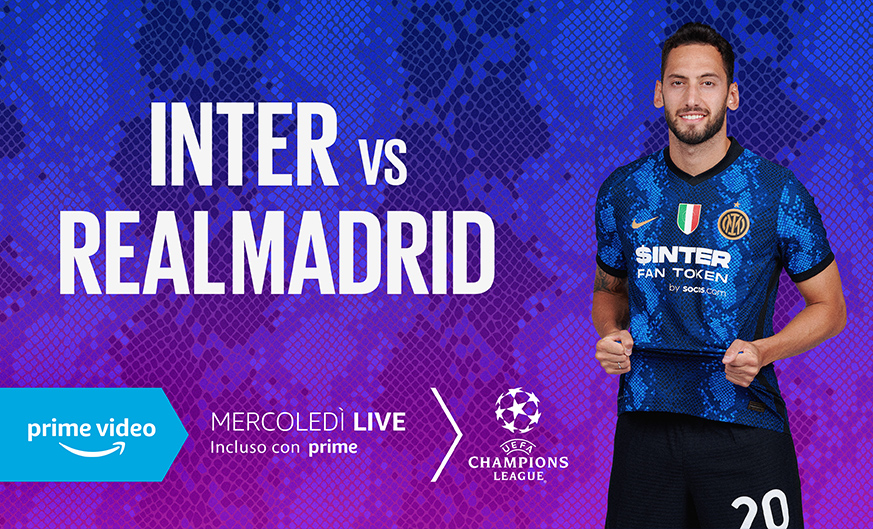 Guarda Inter – Real Madrid in Diretta Streaming anche Gratis su Prime Video