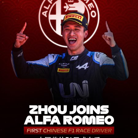 Formula 1, Alfa Romeo annuncia Zhou al posto di Giovinazzi