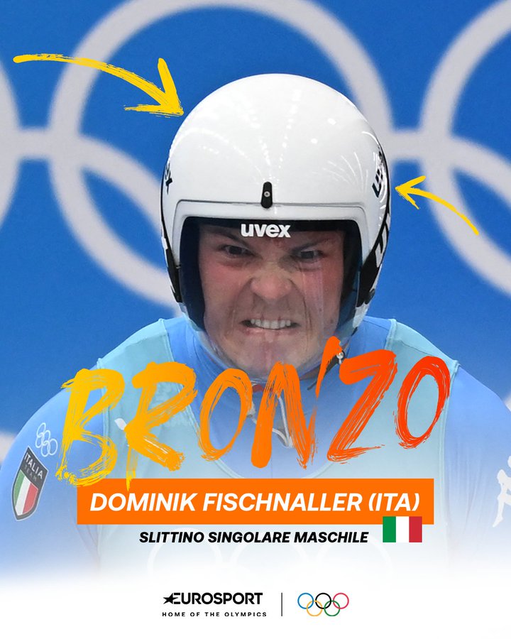 Olimpiadi Pechino 2022: Fischnaller bronzo nello slittino. L’Italia del curling in semifinale