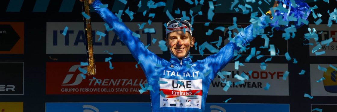 Ciclismo, Tadej Pogacar vince la Tirreno-Adriatico