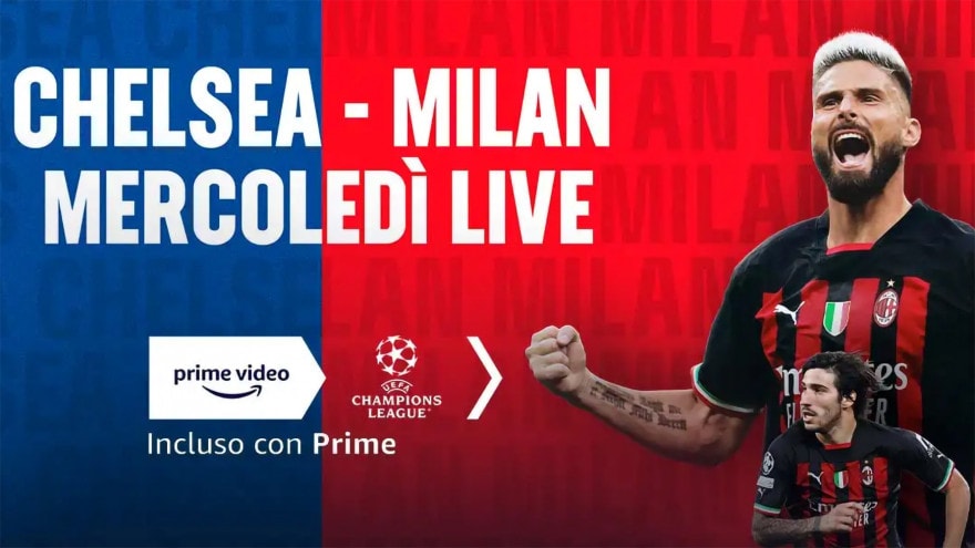 Come vedere Chelsea-Milan in Diretta TV e Streaming e Probabili Formazioni 05-10-2022