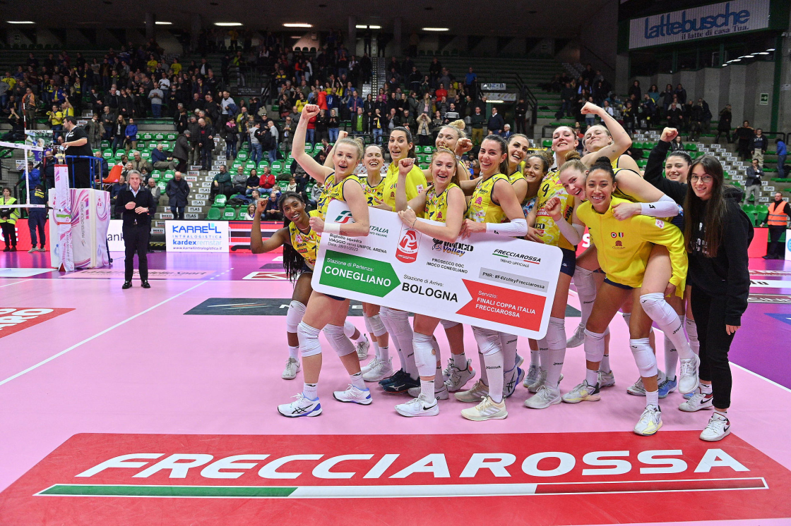 Coppa Italia volley femminile: Conegliano-Novara e Bergamo-Milano le semifinali