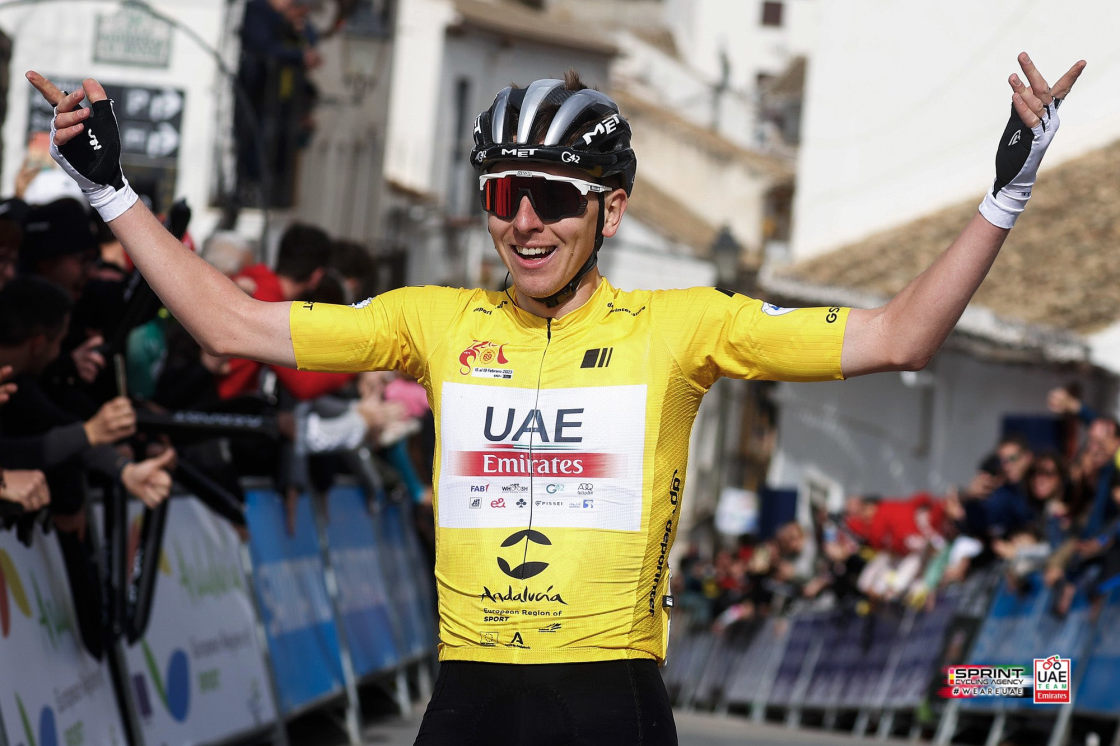 Vuelta Andalucia: Pogacar fa tre su quattro e ipoteca la maglia gialla