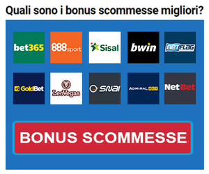 Bonus benvenuto scommesse